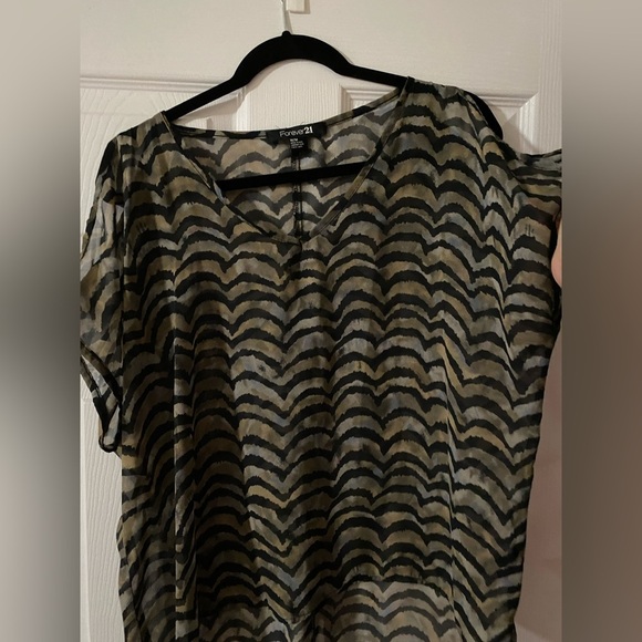 Source Unknown Tops - Sheer Blouse